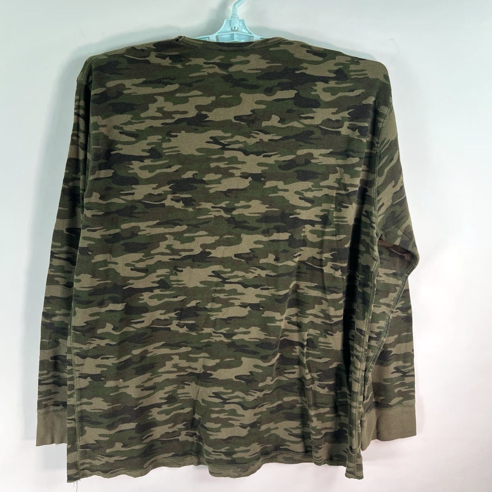 Wood Wood Wood Beaver Forestry Thermal Kimmel Shirt Men’s 3XL Green Camouflage Logo Crew Neck Long Sleeve T-Shirt Mens Size US XXL / EU 58 / 5 - 5 Thumbnail