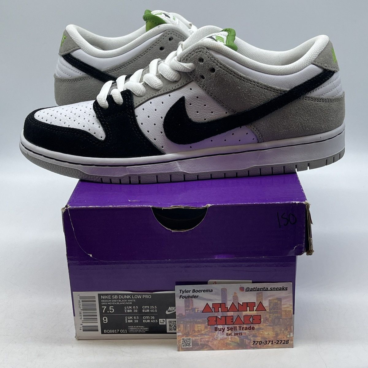 Nike Dunk low chlorophyll Size US 7.5 / EU 40-41 - 1 Thumbnail