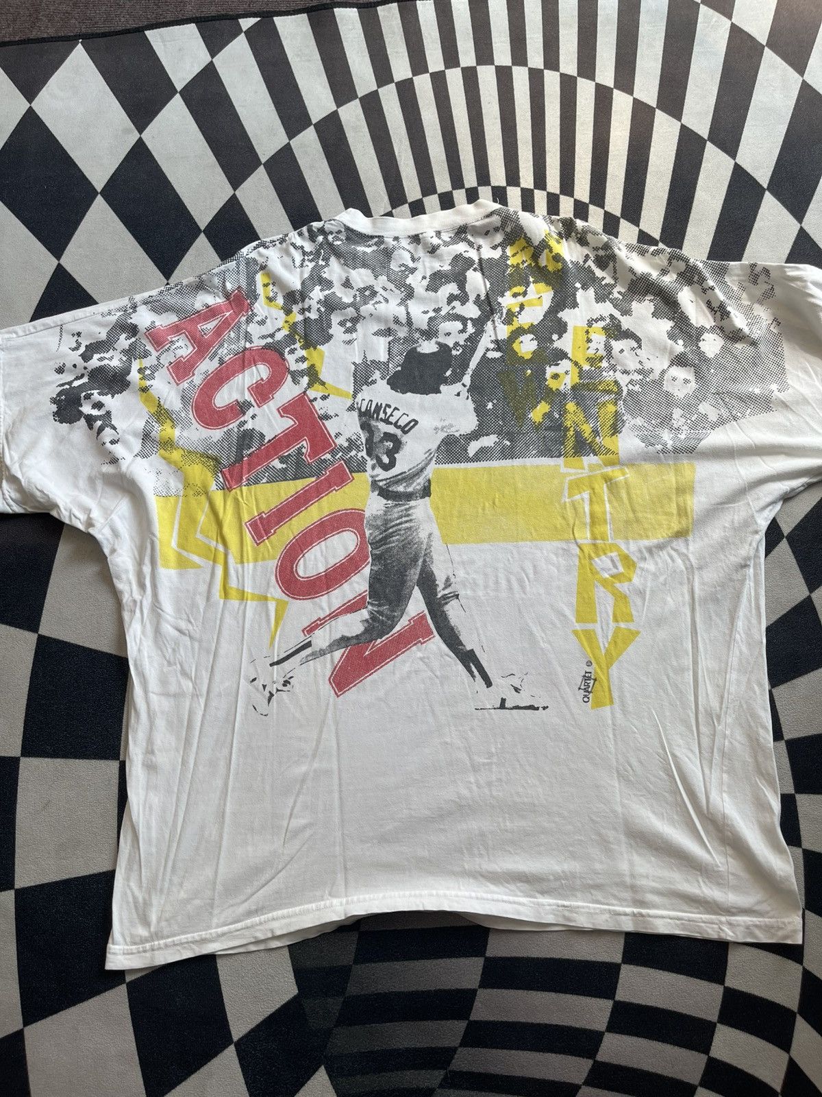 MLB Vintage 90s Jose Canseco Oakland Athletics AOP Tee Big Size Size US XXL / EU 58 / 5 - 7 Thumbnail