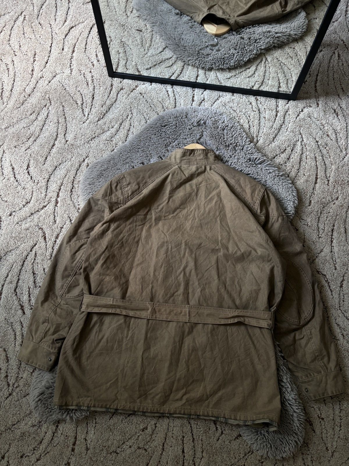Belstaff × Vintage Belstaff jacket Vintage Gold Label Wax parka Size US XXL / EU 58 / 5 - 2 Thumbnail