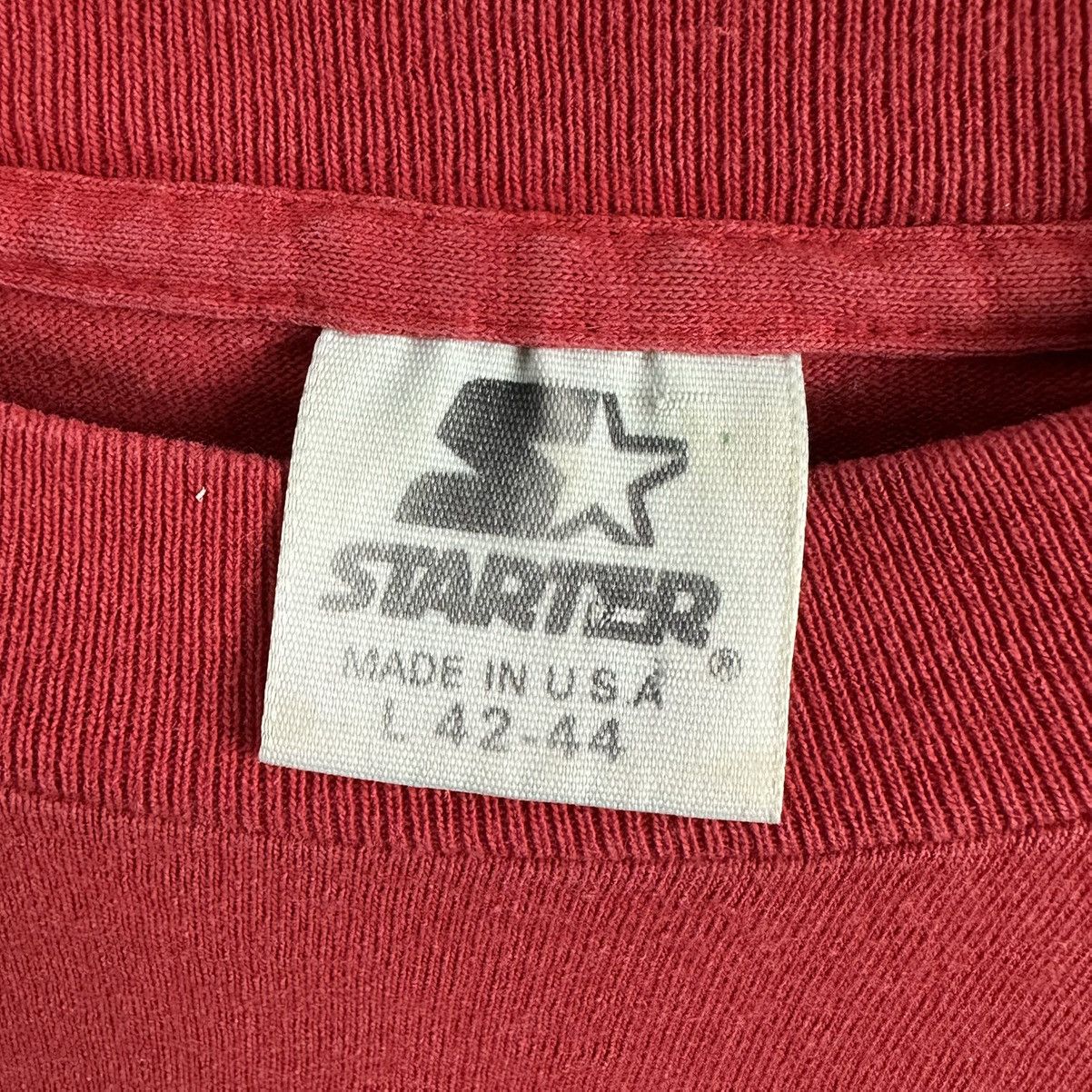 NBA × Starter × Vintage Vintage Michael Jordan Chicago Bulls T Shirt 1991 Starter L Size US L / EU 52-54 / 3 - 4 Thumbnail