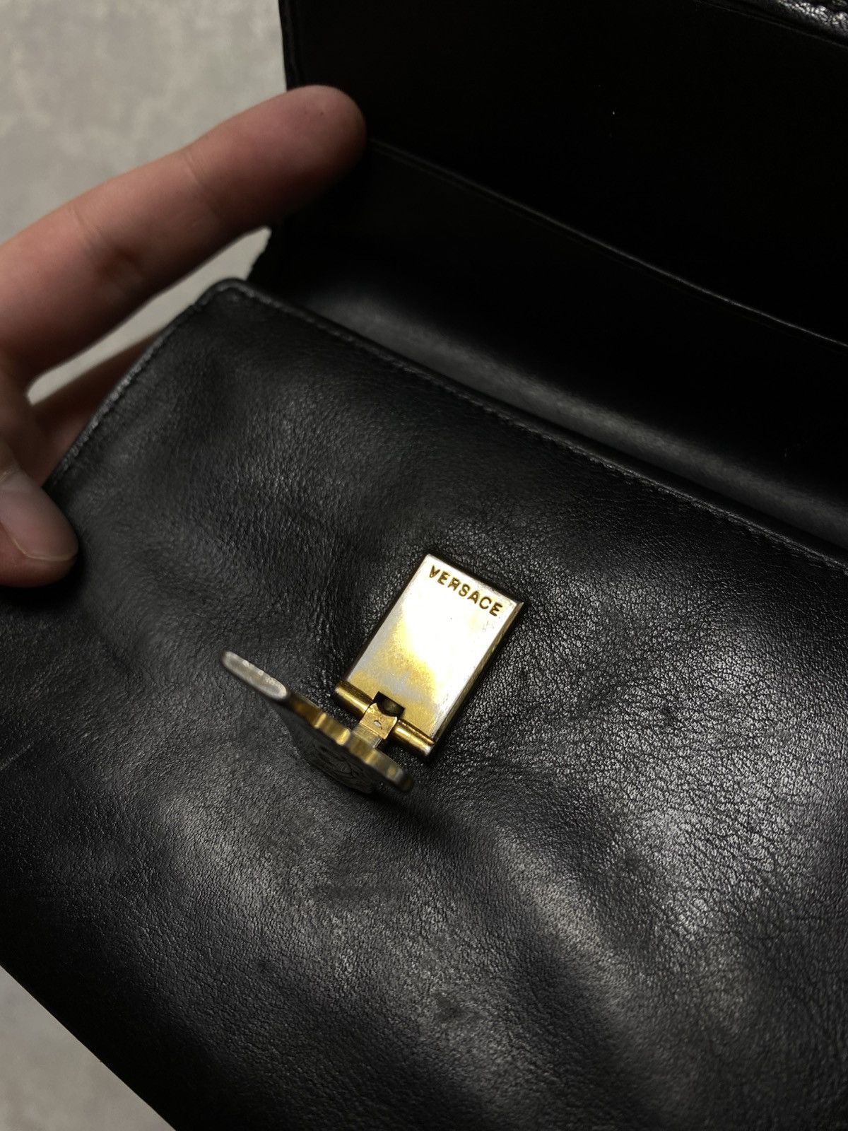 Versace Gianni Versace vintage leather wallet Size ONE SIZE - 6 Thumbnail