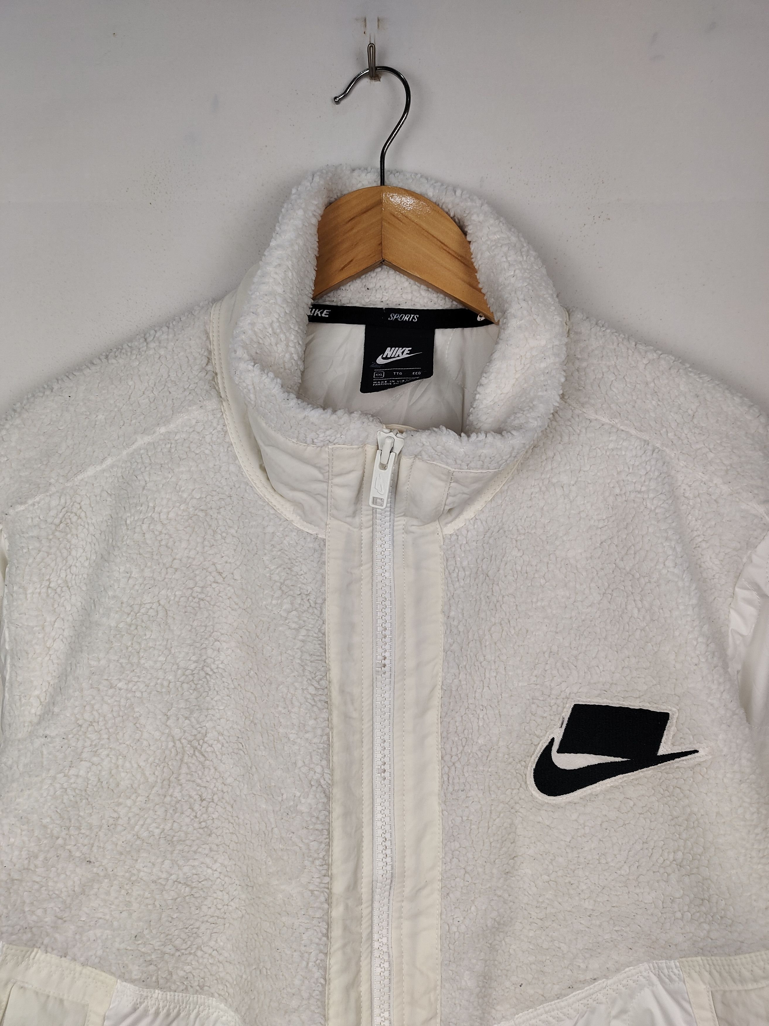 Nike Nike Sportswear Quilted Sherpa Fleece Jacket Size US XXL / EU 58 / 5 - 2 Thumbnail