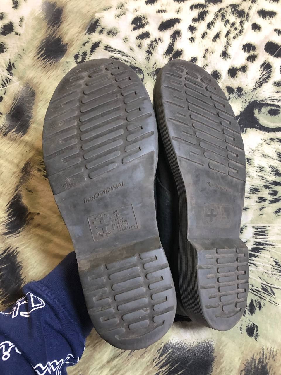 Dr. Martens Rare Vintage Dr Martens Air-Wair 1461 Black Leather Shoes Size US 8.5 / EU 41-42 - 5 Thumbnail