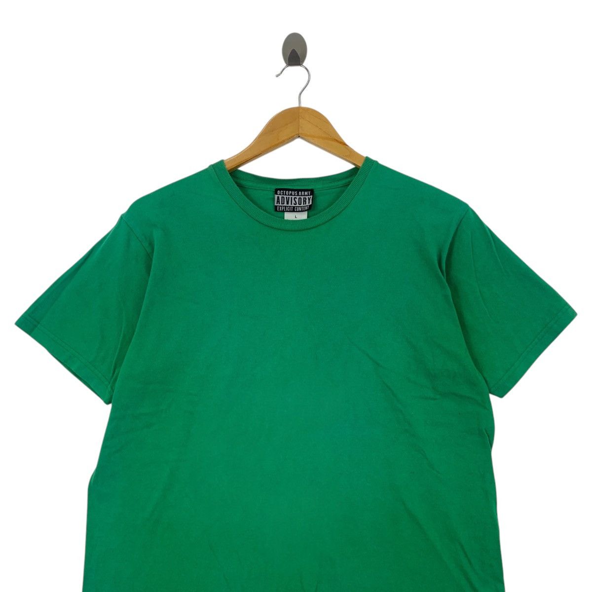 Octopus Vintage OCTOPUS ARMY ADVISORY Japan Plain Tee Shirt Top Size US L / EU 52-54 / 3 - 2 Thumbnail