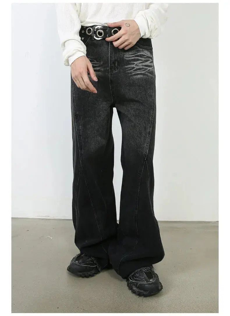 Japanese Brand × Jean Black Baggy Faded Denim Jeans Size US 32 / EU 48 - 5 Thumbnail