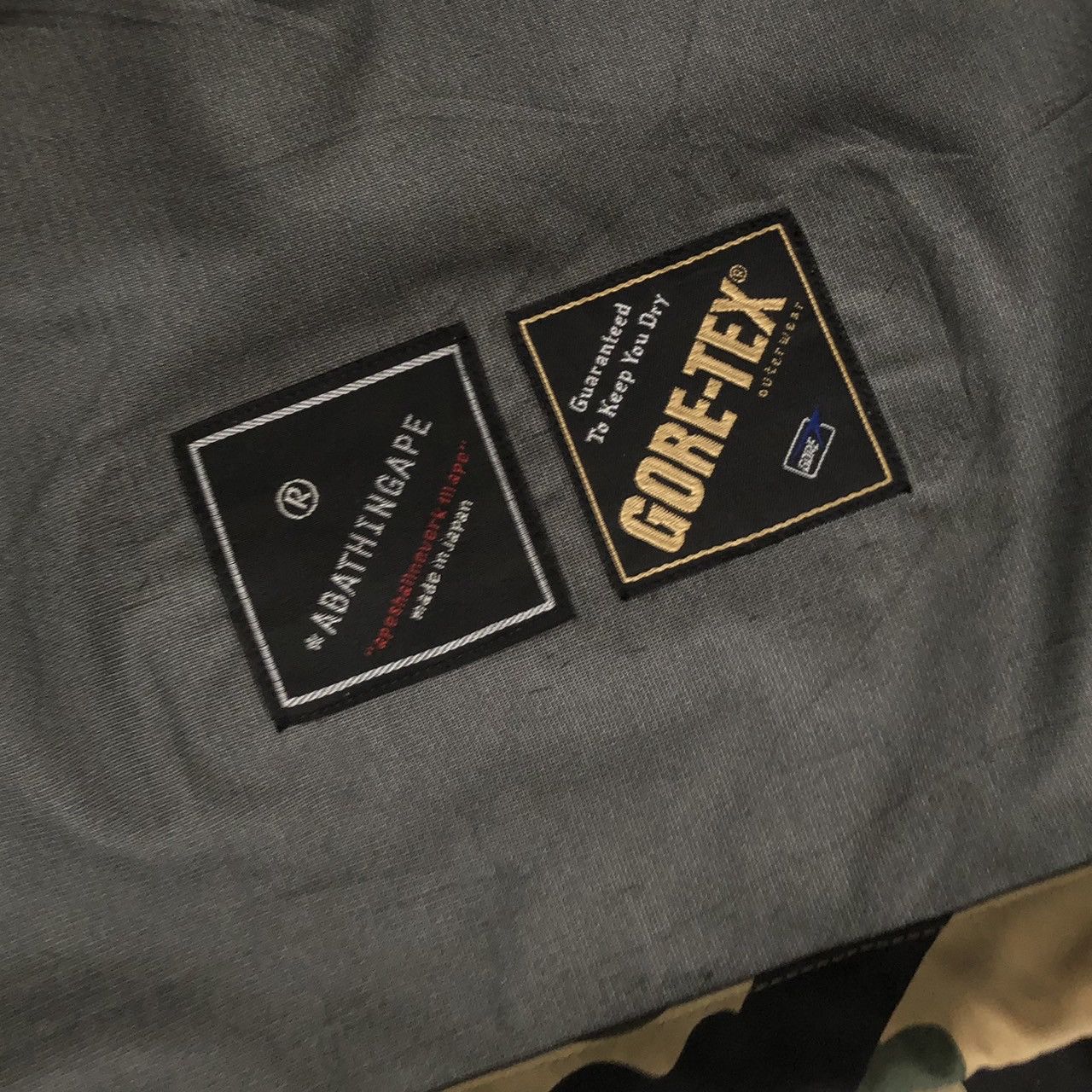 Bape × Goretex BAPE X Gore-tex 90s Half zip camo jacket Size US M / EU 48-50 / 2 - 5 Thumbnail