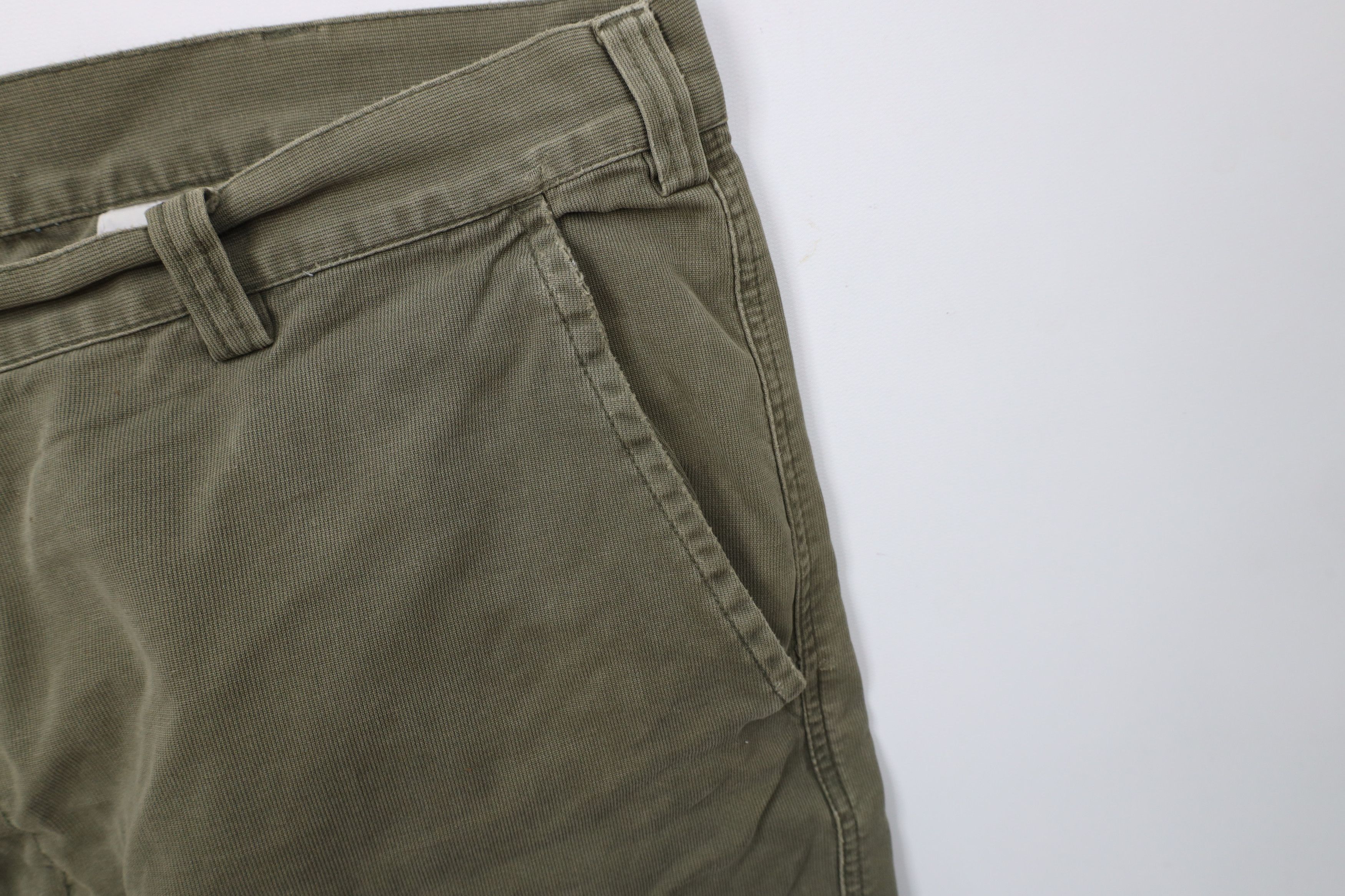 Vintage Vintage 90s Y2K Streetwear Baggy Wide Leg Cargo Pants Green Size US 42 / EU 58 - 10 Thumbnail