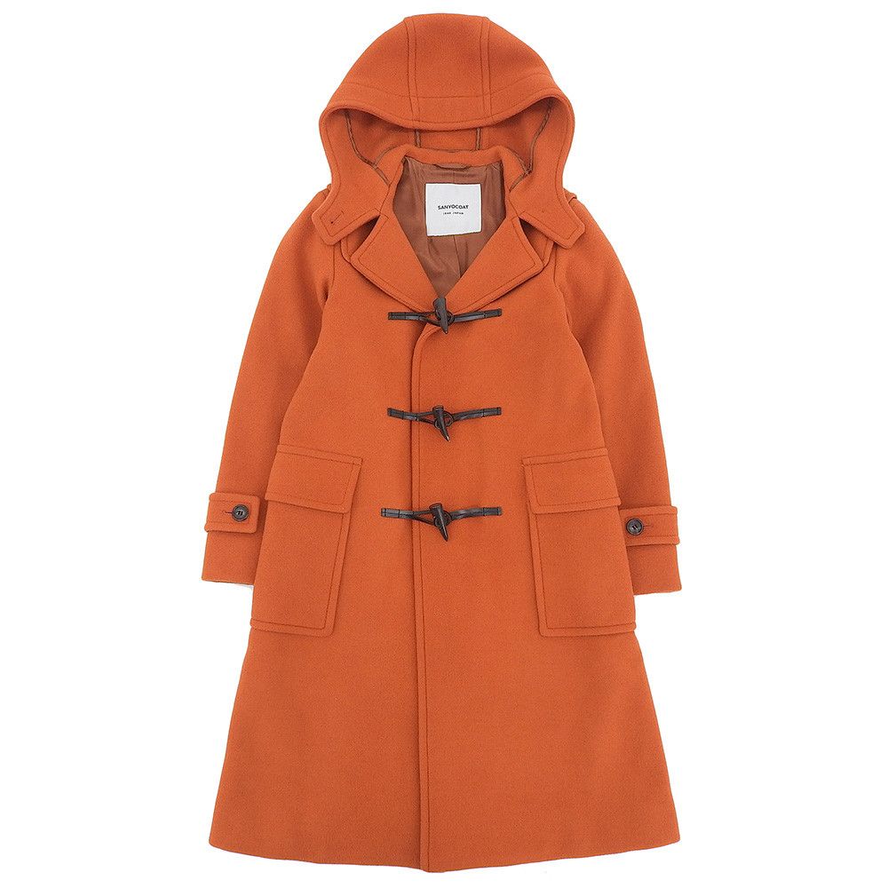 Other Other SANYOCOAT Wool Melton Duffle Coat Leather Outerwear DUTY FREE for USA Size ONE SIZE - 1 Thumbnail
