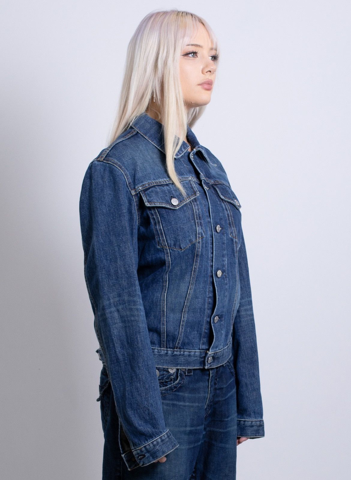 Helmut Lang Helmut Lang 1998 A/W Runway Denim Jacket Size US M / EU 48-50 / 2 - 4 Thumbnail