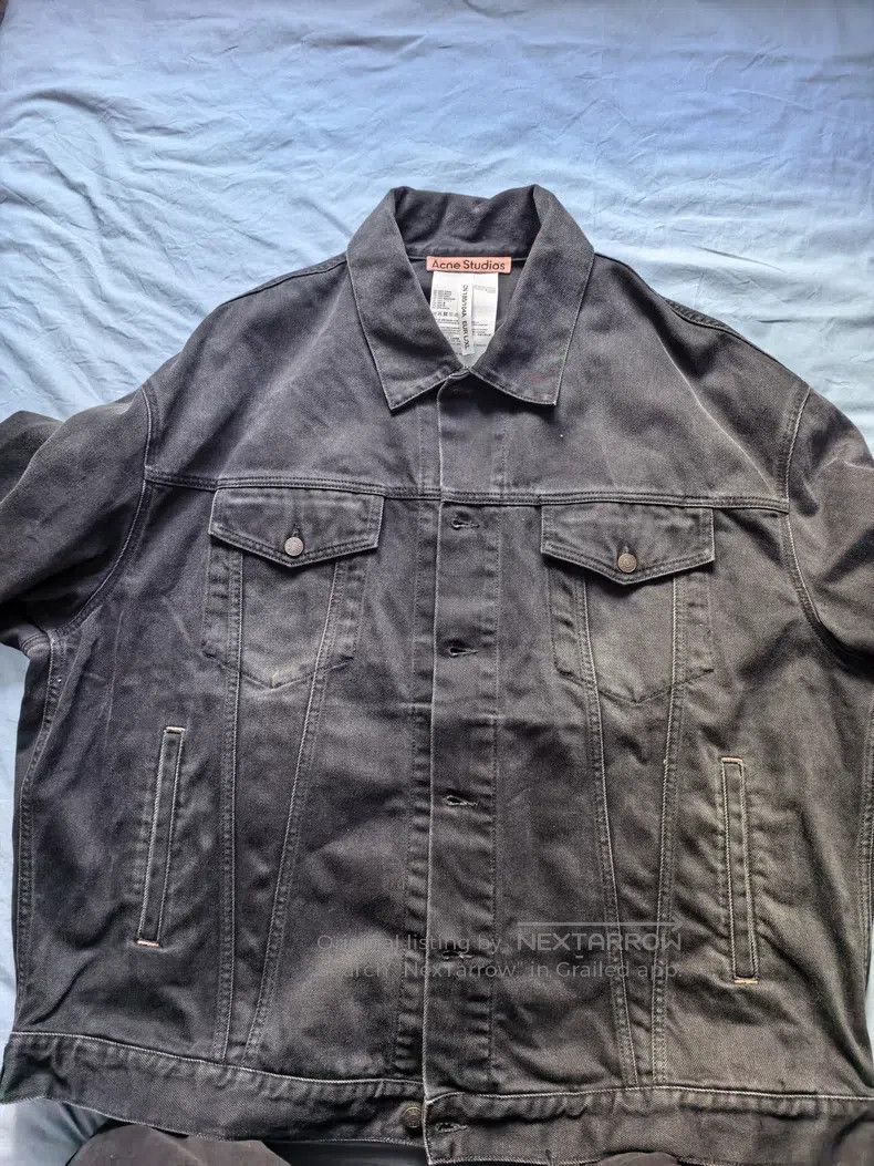 Acne Studios Acne Studios Denim Jacket, Black Size US L / EU 52-54 / 3 - 2 Thumbnail