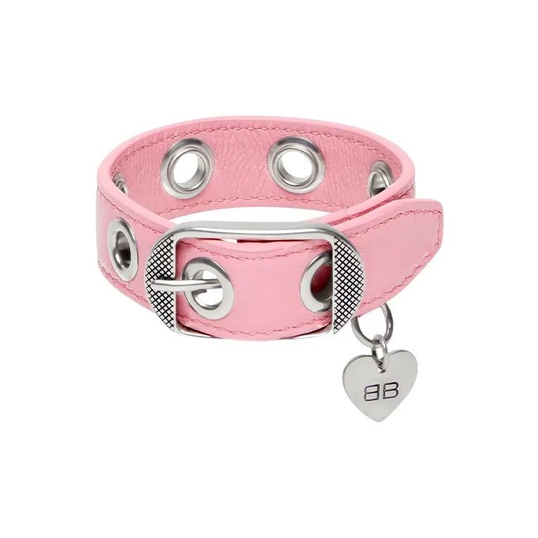 Balenciaga o1s1rm1124 Size: L / Cagole Bracelet in Pink Size ONE SIZE - 1 Thumbnail