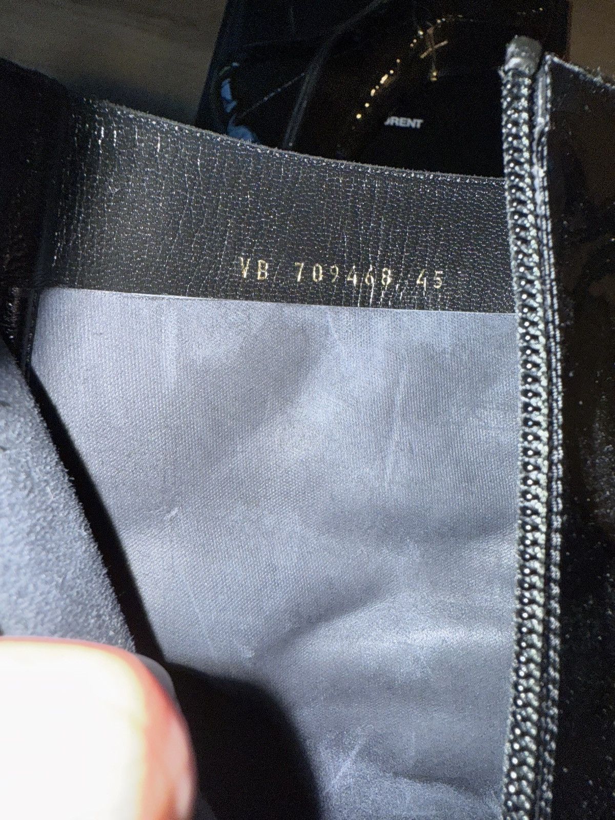 Saint Laurent Paris Leather Boots Size US 11.5 / EU 44-45 - 3 Thumbnail