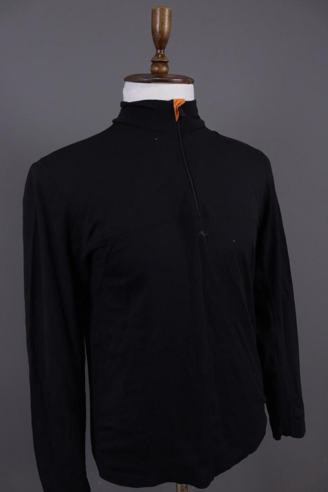 KJUS Kjus Systems Black High Neck 1/4 Zip Fleece Sweater Size M Size US M / EU 48-50 / 2 - 5 Thumbnail