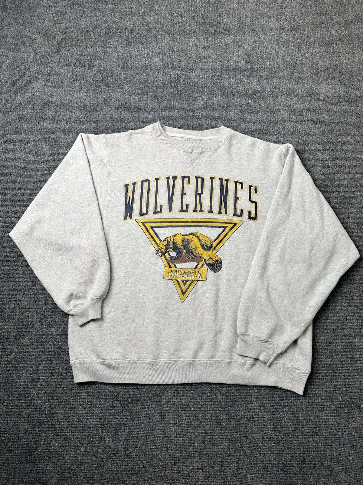 Other Mens Crewneck Galt Sand Michigan Wolverines Sweatshirt, Sz L Size US L / EU 52-54 / 3 - 1 Thumbnail