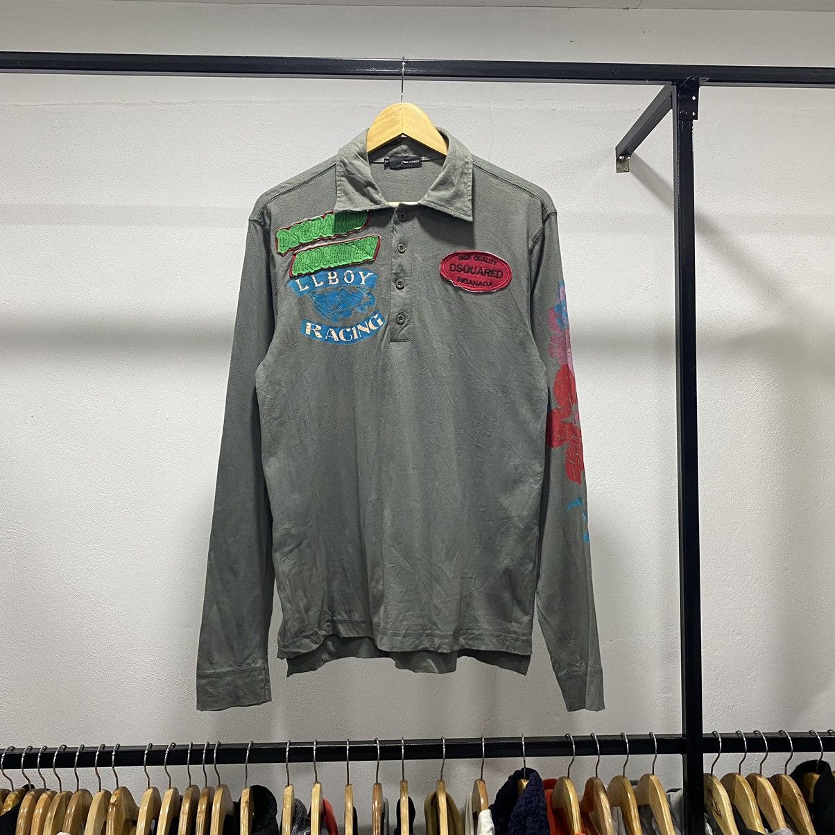 Dsquared2 💥FINAL DROP💥 Dsquared2 Italy Racing Ls Polo Shirt Size US L / EU 52-54 / 3 - 1 Thumbnail