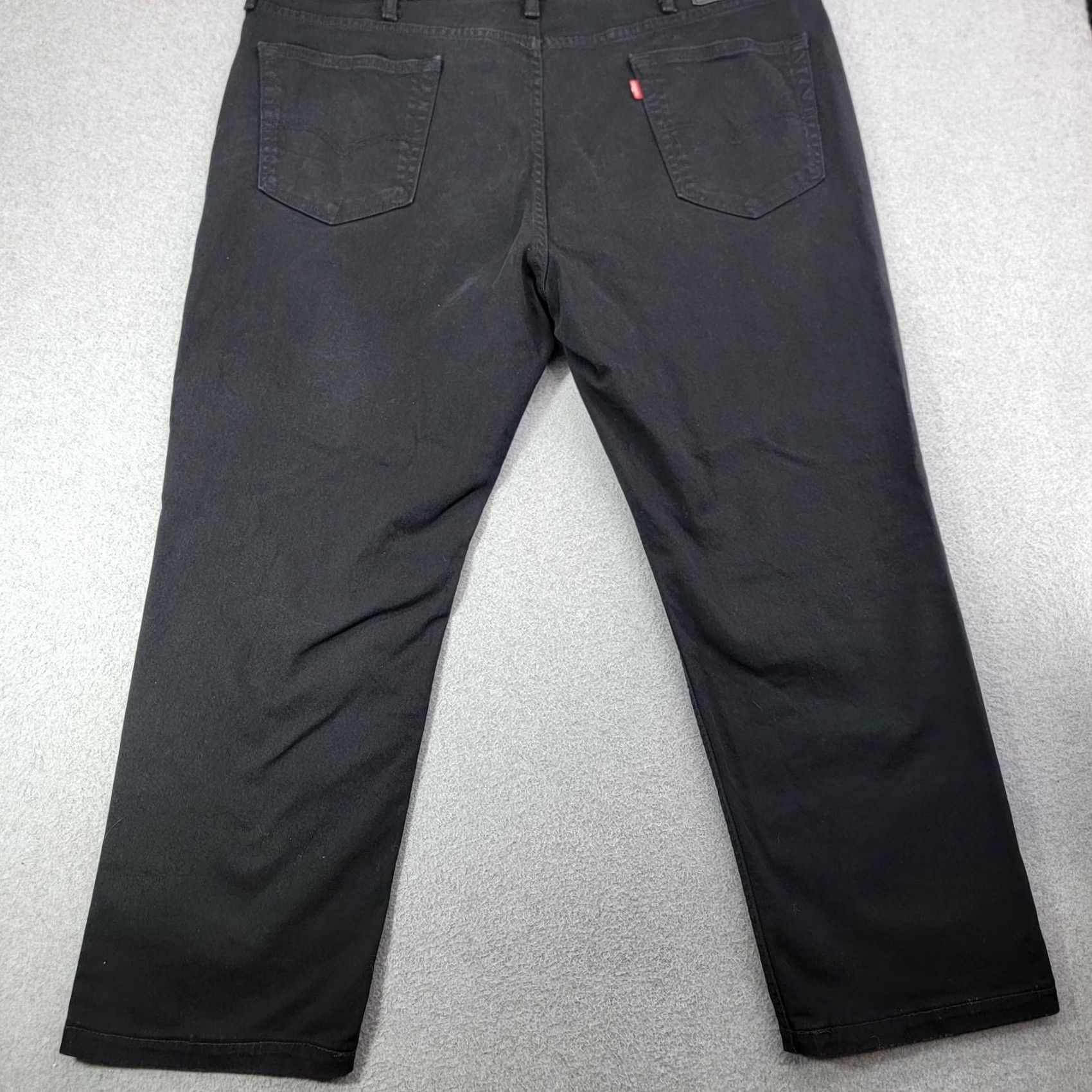 Levi's Levi's 541 Jeans Mens 42x30 Black Athletic Tapered Leg Dark Denim Pants Size US 42 / EU 58 - 7 Thumbnail