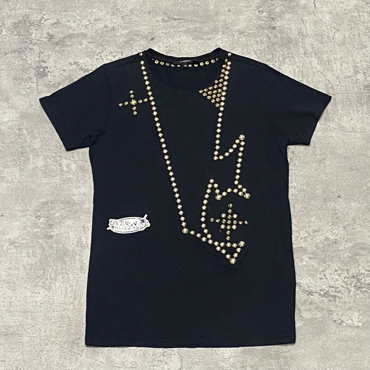 Givenchy Givenchy Gold Studded Tshirt Size US XS / EU 42 / 0 - 1 Thumbnail