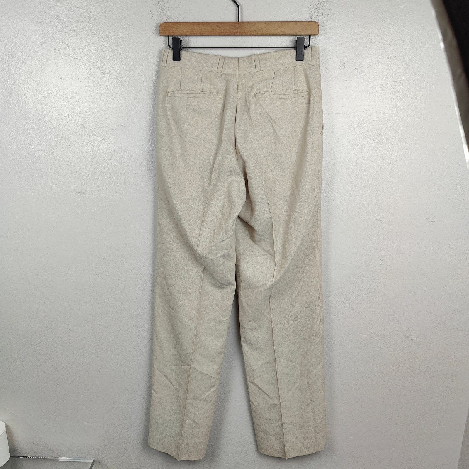 Dior Vintage Dior Trouser Pants Womens Small Cream 80s Retro Size 27" / US 4 / IT 40 - 4 Thumbnail