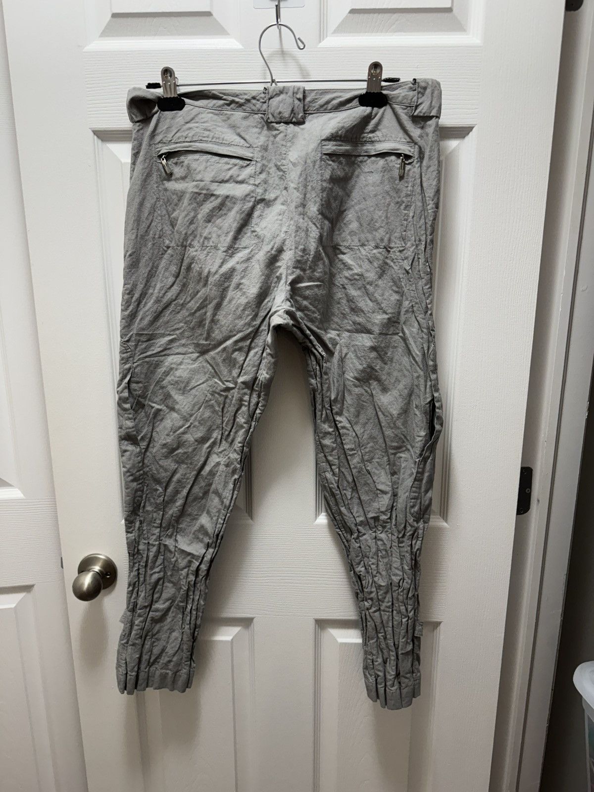 Vintage Spaner Double Knee Metalic Accent Grey Streetwear Pants Size US 30 / EU 46 - 3 Thumbnail