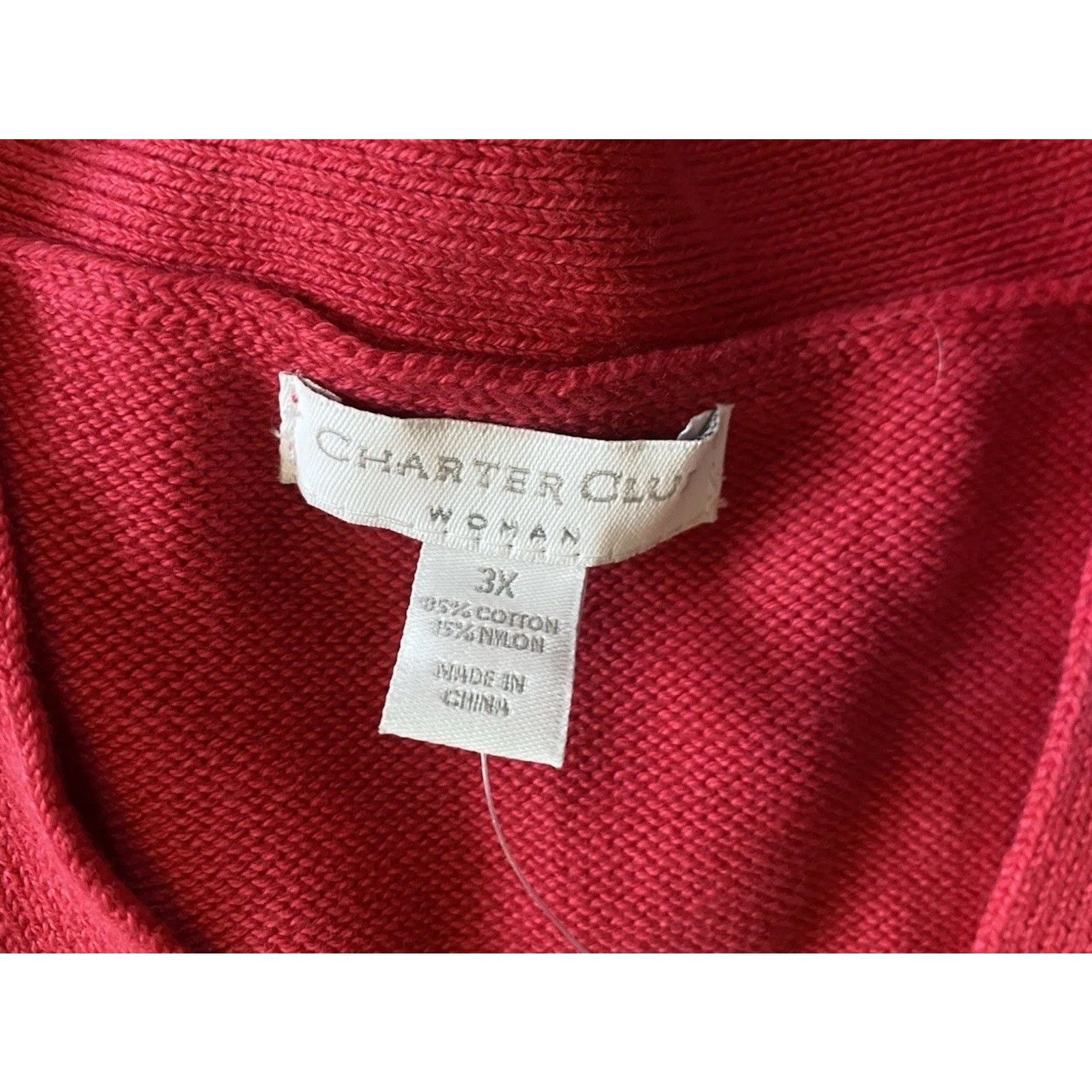 Charter Club NWT Charter Club Pullover Sweater Women’s Plus 3X Pink $54 Size 3XL / US 20-22 - 2 Thumbnail