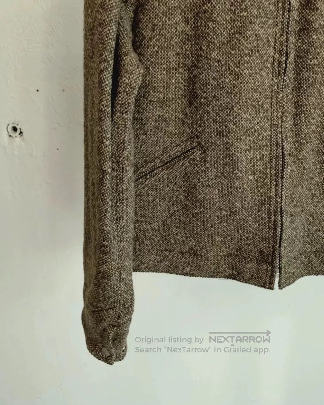 Auralee aurallee homespun tweed zip blouson jacket. Size US M / EU 48-50 / 2 - 4 Thumbnail