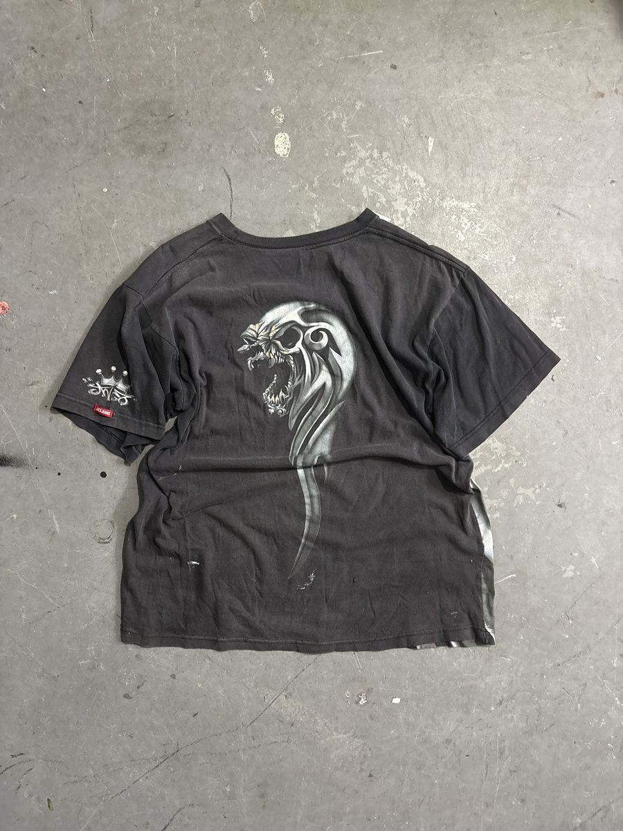 JNCO rare jnco big skull print faded t shirt Size US L / EU 52-54 / 3 - 2 Thumbnail