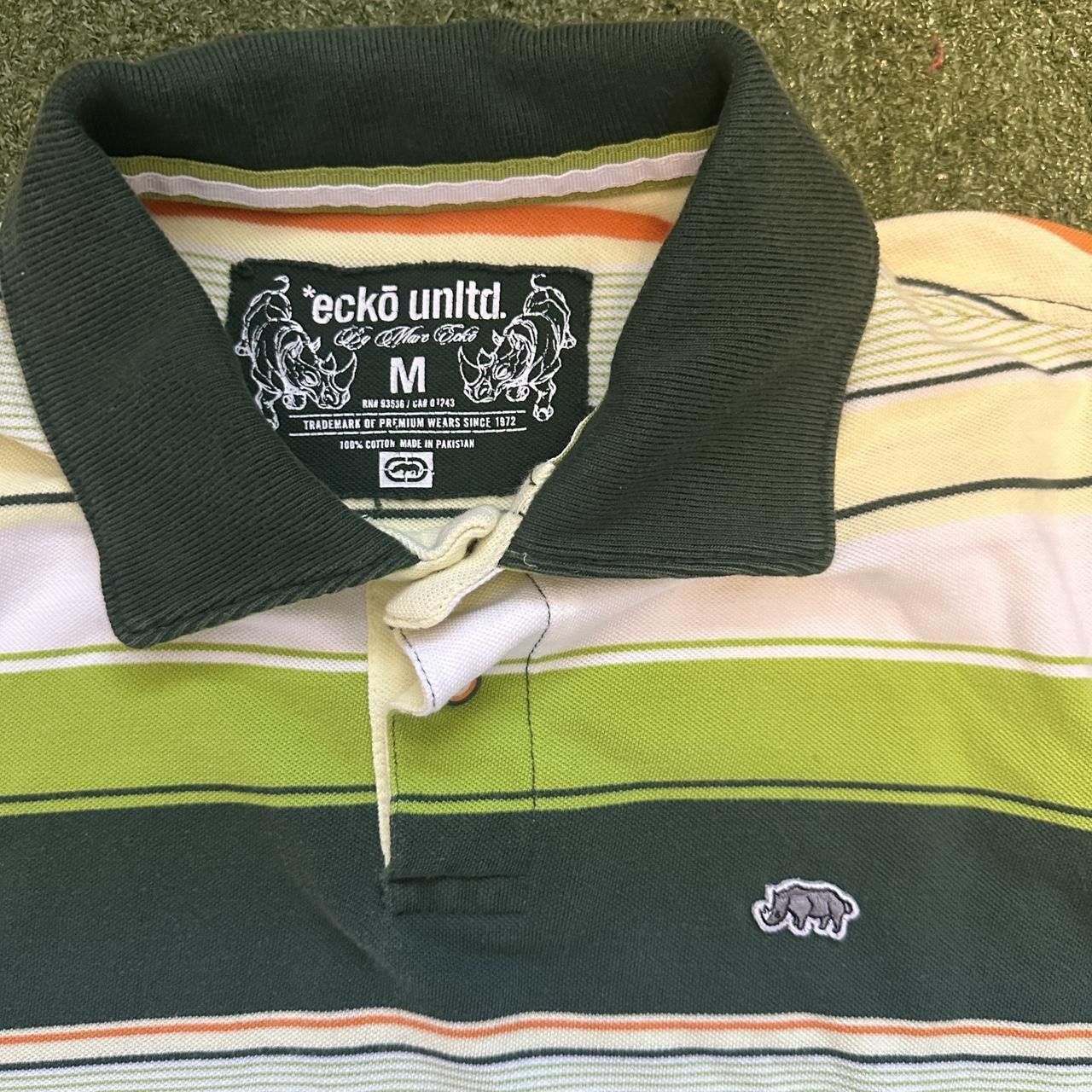 Ecko Unltd. Ecko Unlimited stripped Polo Shirt Size US M / EU 48-50 / 2 - 4 Thumbnail