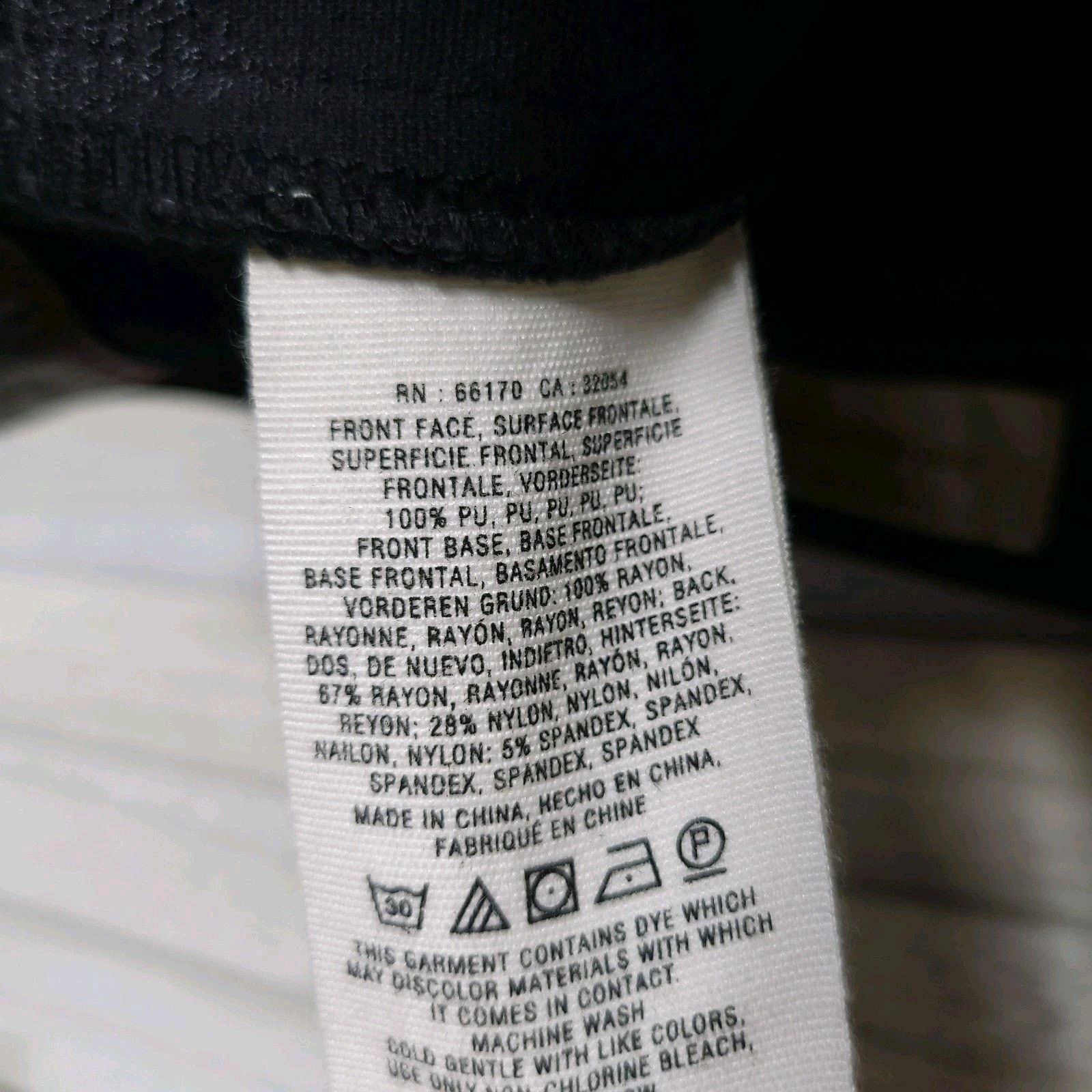 Anthropologie Pilcro Anthropologie 26 Vegan Leather Pants Black Skinny Size 28" / US 6 / IT 42 - 5 Thumbnail