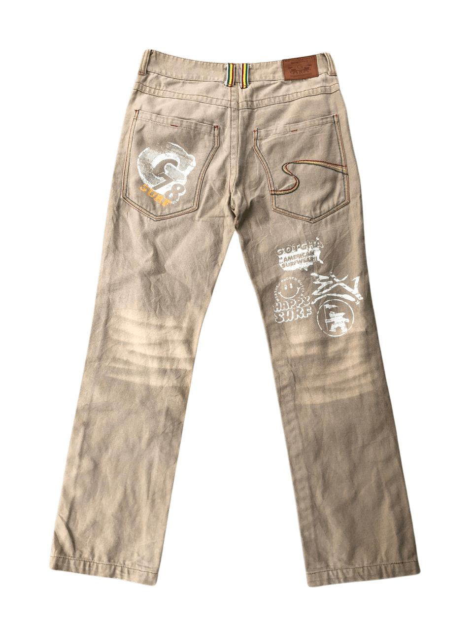 Gotcha × Vintage Vintage Gotcha Duck Canvas Surf Style Rasta Jeans Size US 30 / EU 46 - 2 Thumbnail