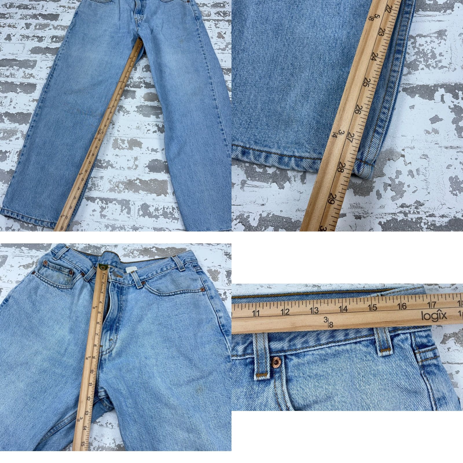 Levi's VINTAGE Levi's 550 Jeans Men 36 Relaxed Tapered 90s Blue Denim 5-Pocket Baggy Slim Fit Casual Mens Size US 36 / EU 52 - 9 Thumbnail