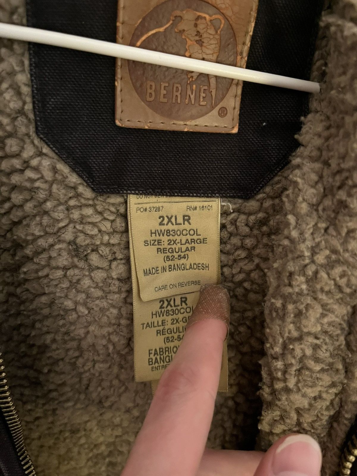 Vintage Black Berne Jacket Size US L / EU 52-54 / 3 - 4 Thumbnail