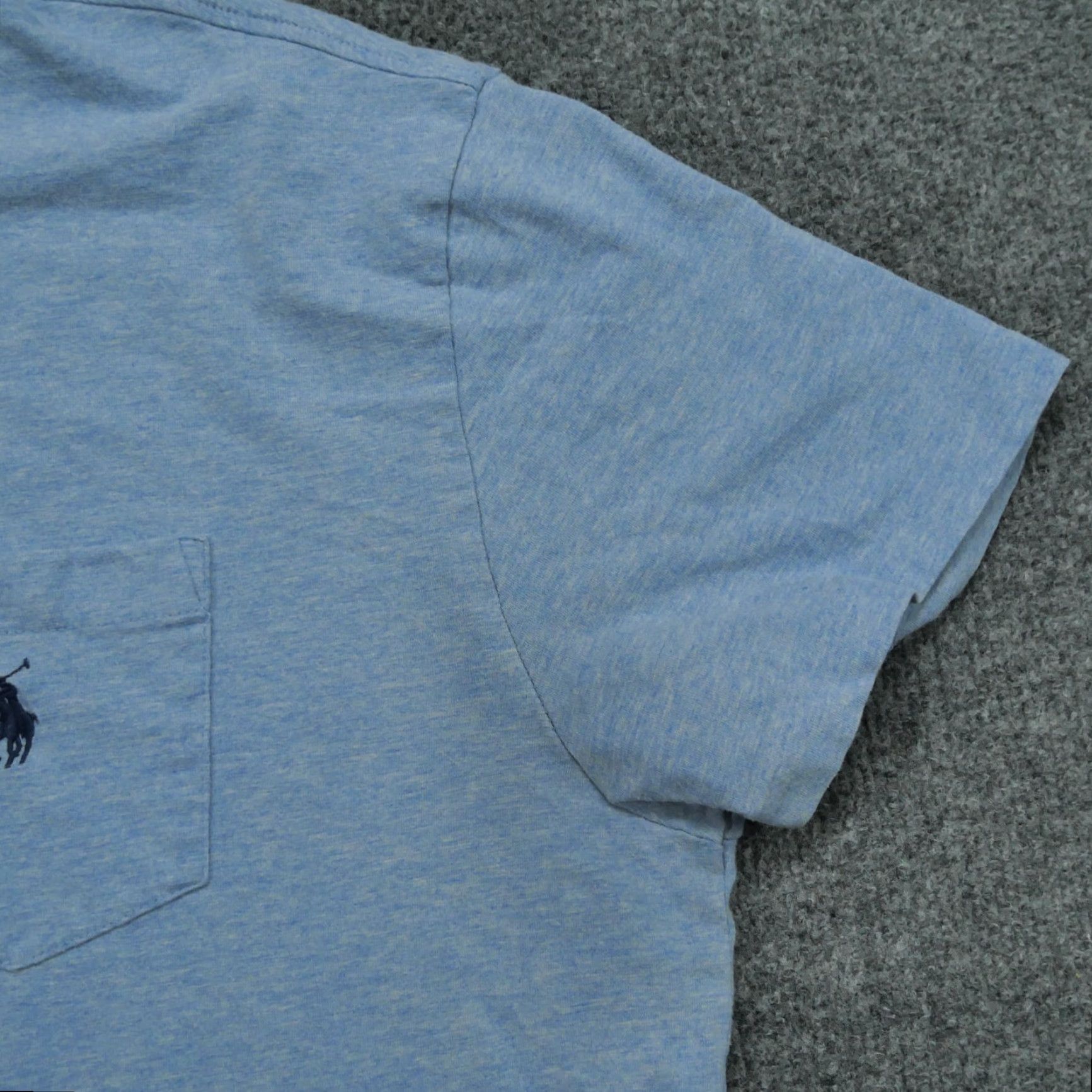 Polo Ralph Lauren Polo Ralph Lauren T Shirt Adult Large Blue Pocket Logo Short Sleeve Crew Neck Cotton Mens Size US L / EU 52-54 / 3 - 5 Thumbnail