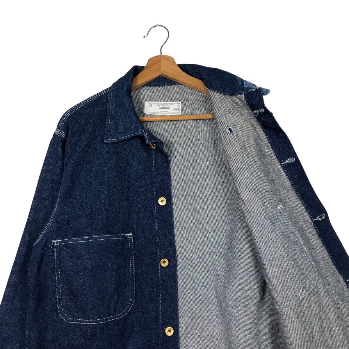 Toyo Enterprises 📌Vintage Chore Jacket Union Made Isanforized Universall Usa Size US M / EU 48-50 / 2 - 13 Thumbnail