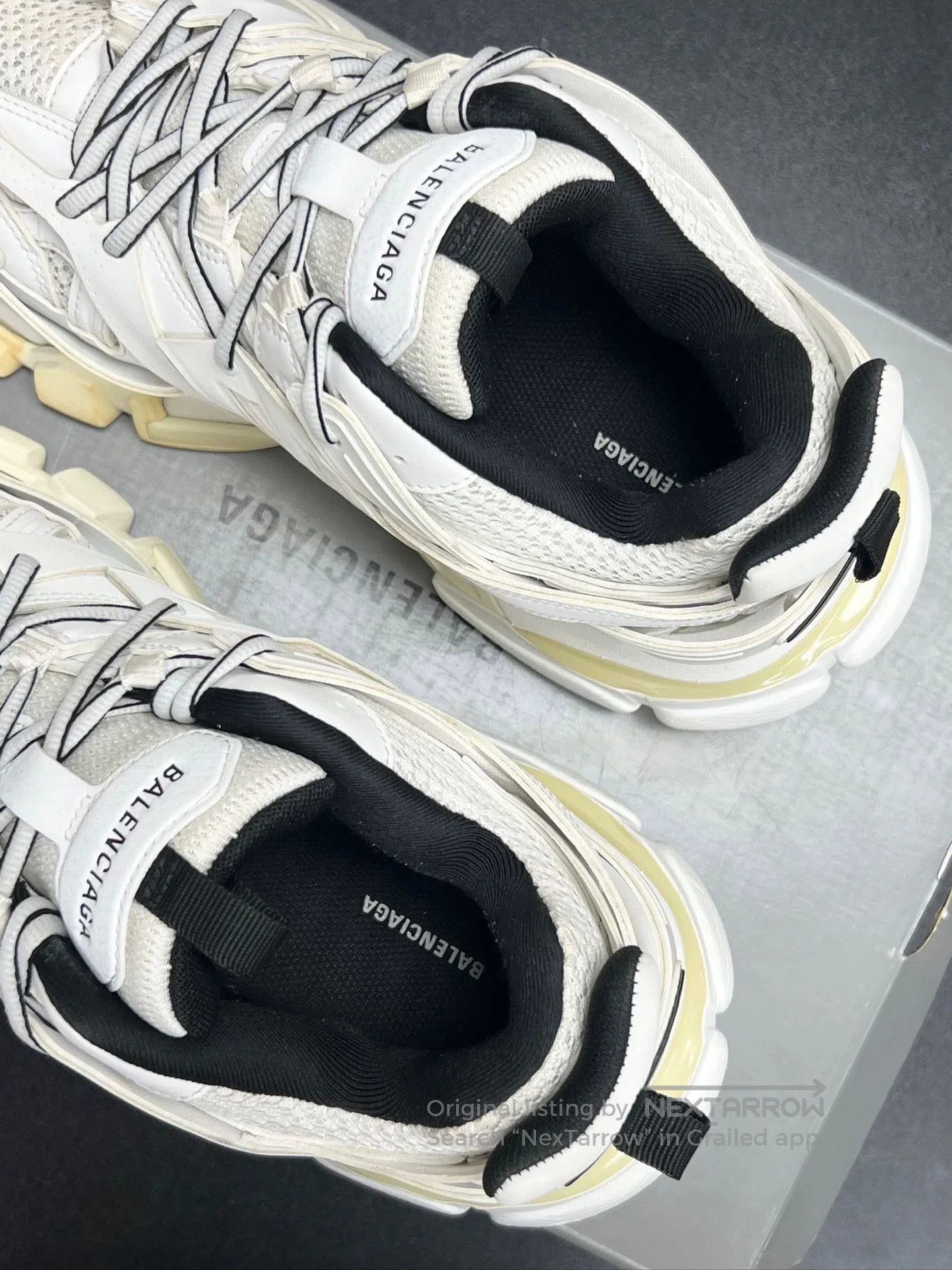 Balenciaga Balenciaga Track Sneakers in White and Black. Size US 8 / EU 41 - 4 Thumbnail