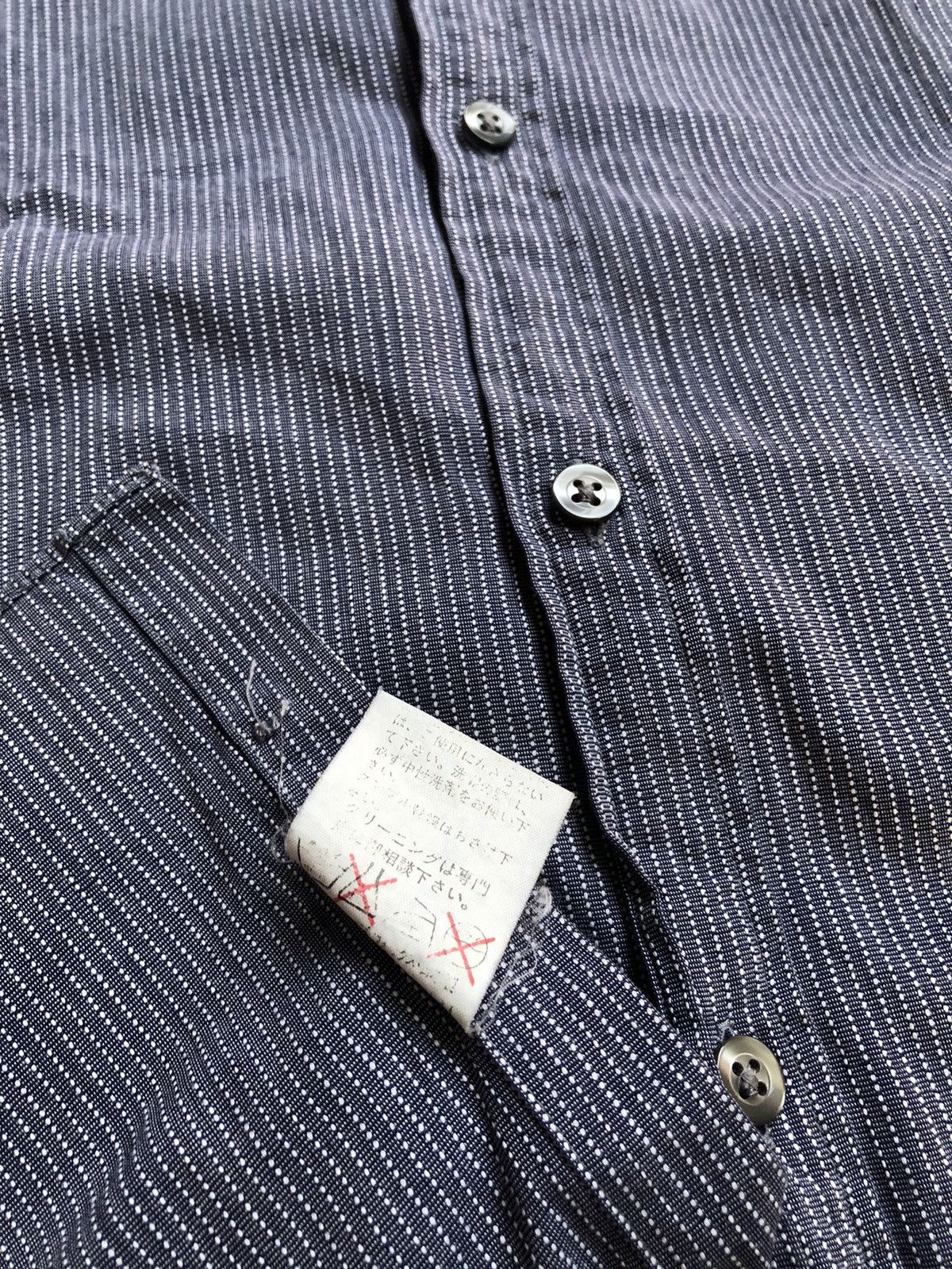 14th Addiction × Japanese Brand × PPFM PPFM Shirt Stripe Light Blue Rare. Size US L / EU 52-54 / 3 - 5 Thumbnail