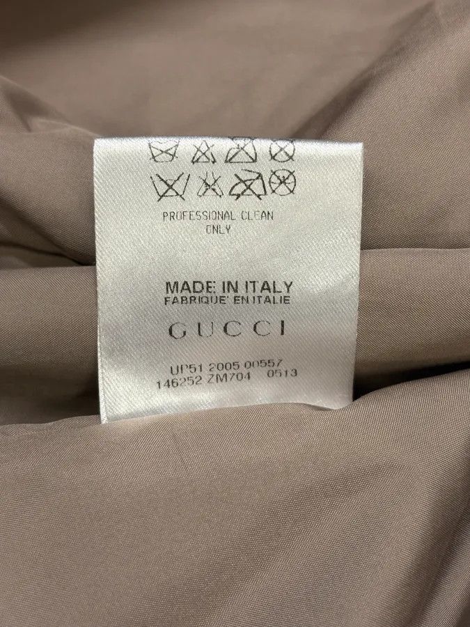 Gucci AW2005 Gucci Fur Collar Beige Jacket Size S / US 4 / IT 40 - 11 Thumbnail