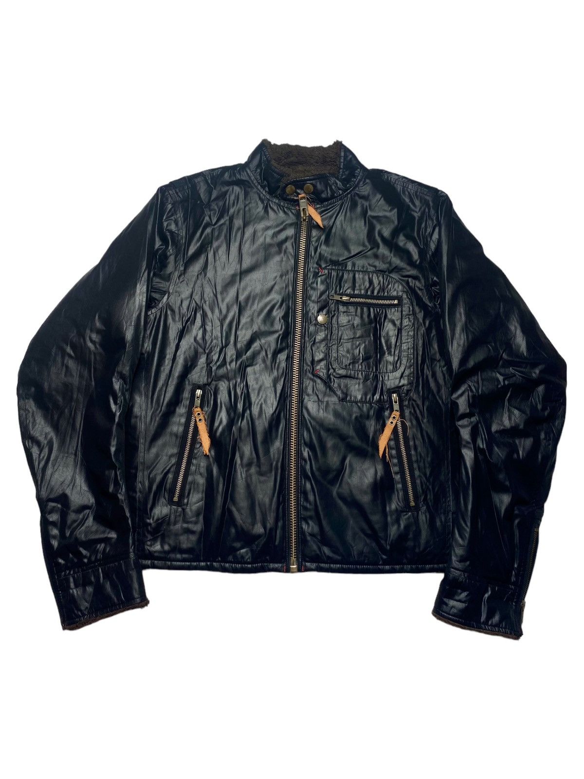 14th Addiction 1990s Ball Italy - Nylon Biker Jacket Size US L / EU 52-54 / 3 - 1 Thumbnail