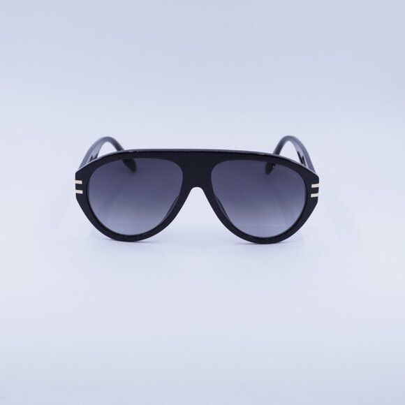 Marc Jacobs Marc Jacobs MARC 747/S 0807 9O Sunglasses Black Aviator Size ONE SIZE - 2 Thumbnail
