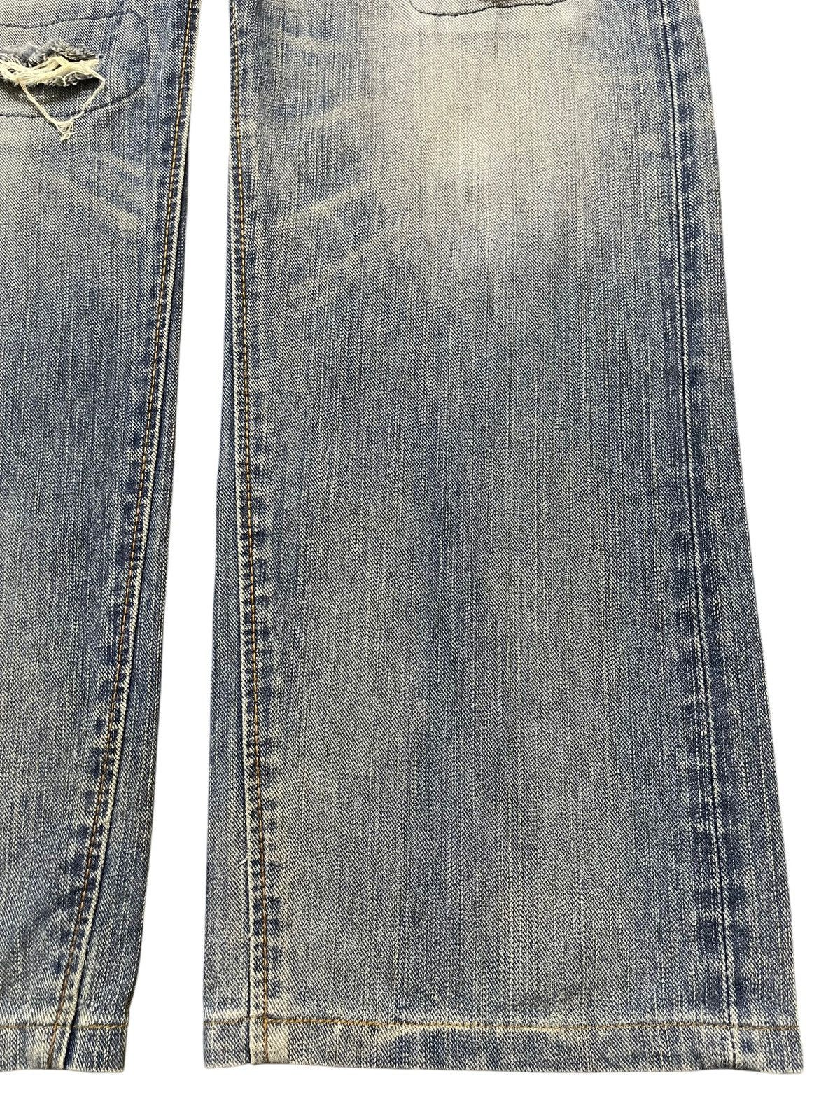 Edwin Edwin XV Exclusive Vintage Faded Distressed Loose Jeans Size US 33 - 8 Thumbnail