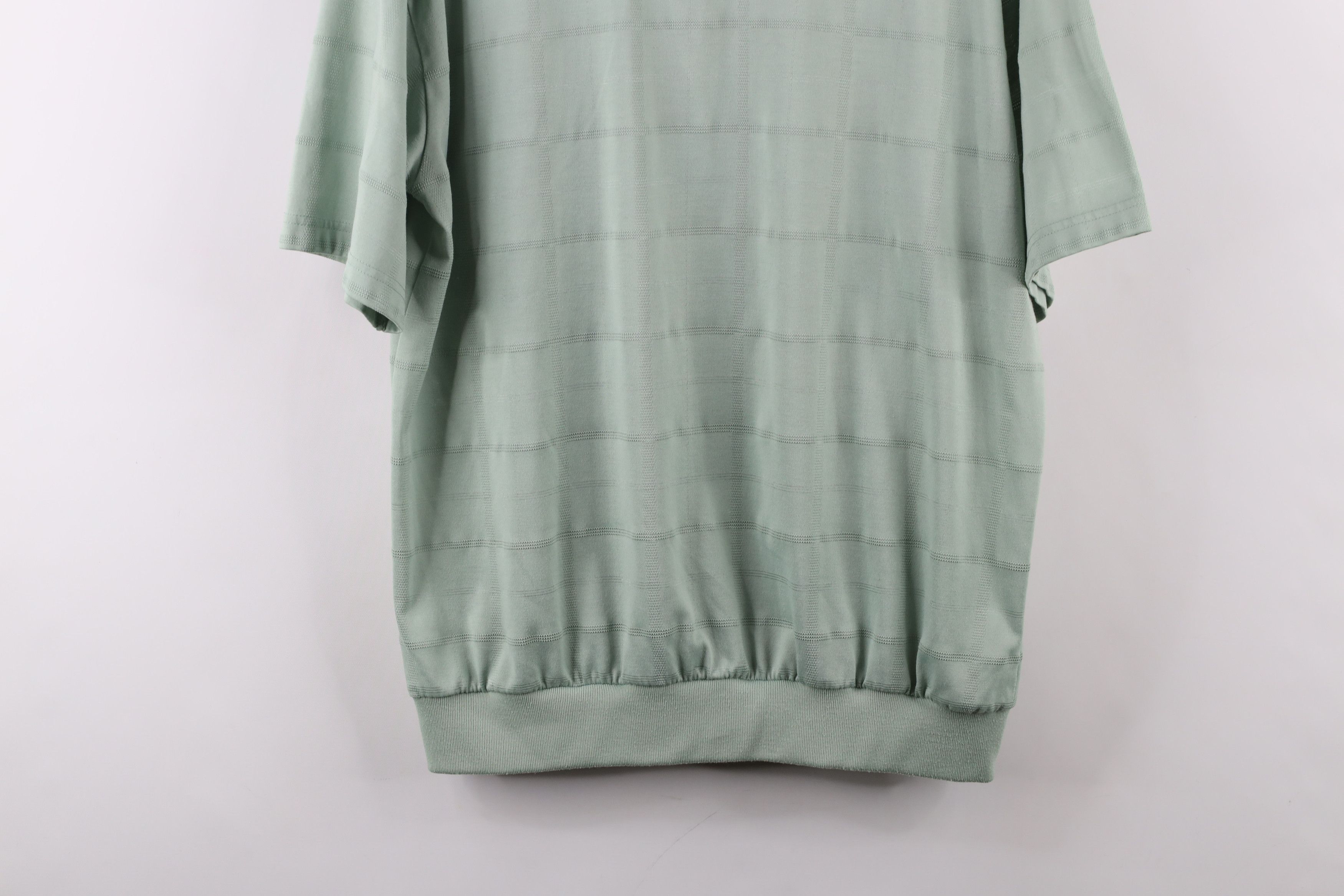 Vintage Vintage 90s Streetwear Striped Pullover Polo Shirt Green Size US M / EU 48-50 / 2 - 9 Thumbnail