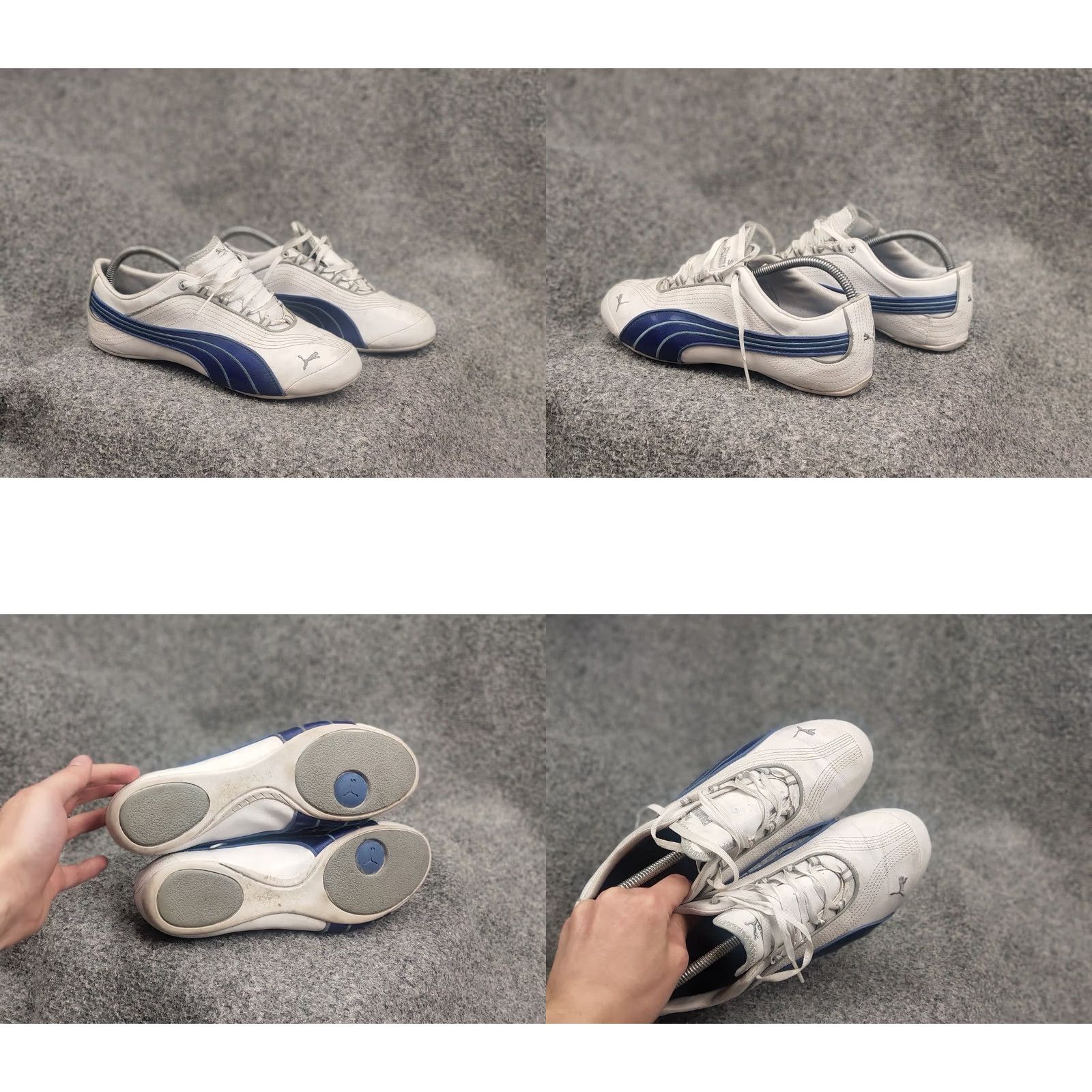 Puma VINTAGE PUMA Soleil FS Y2K Speedcat racing Purple White Logo Sneakers Size US 8 / EU 41 - 8 Thumbnail