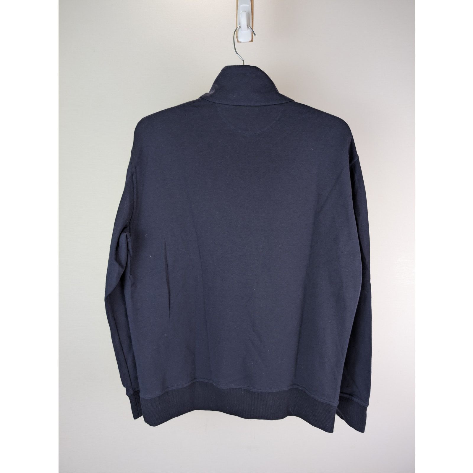 Brunello Cucinelli o1rshd1 cc20 Hi-Neck Zipper Sweatshirt in Blue Size US M / EU 48-50 / 2 - 16 Thumbnail