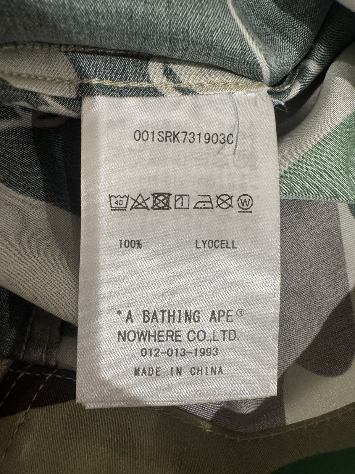 Bape BAYC x BAPE Camo Shirt Size L Size US L / EU 52-54 / 3 - 6 Thumbnail