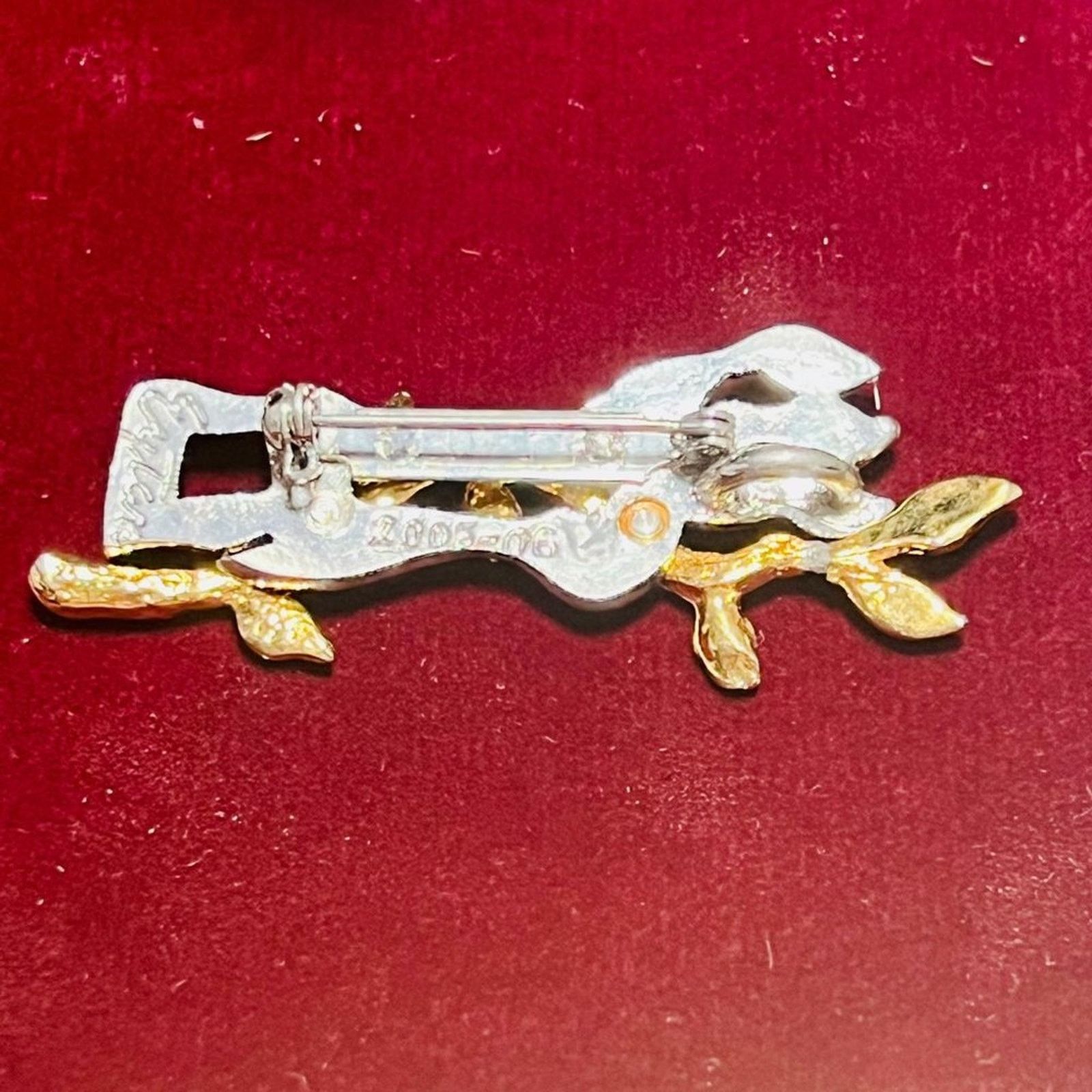 & Other Stories Vintage - Signed - Etan Gold Tone Shalom Brooch Pin Size ONE SIZE - 2 Thumbnail