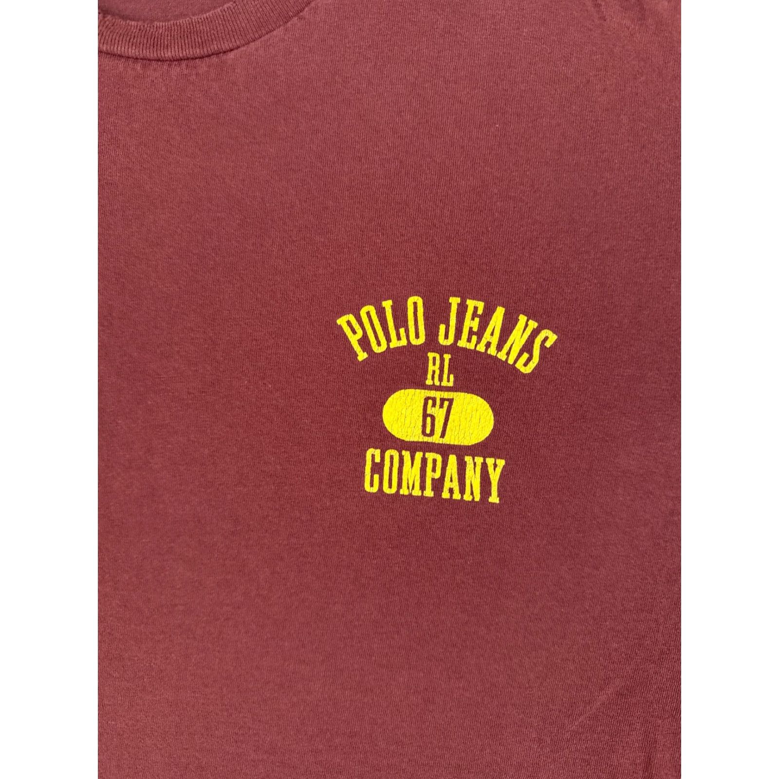 Ralph Lauren Ralph Lauren Shirt Polo Jeans Co Red Cotton Long Sleeve Adult Medium RL67 READ Size US M / EU 48-50 / 2 - 6 Thumbnail