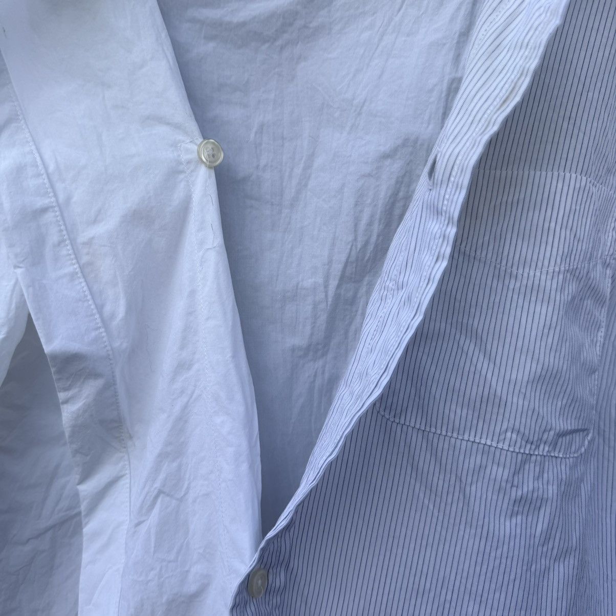R13 R13 Off-Shoulder Deconstructed Pinstripe Shirt Sz S Size S / US 4 / IT 40 - 5 Thumbnail