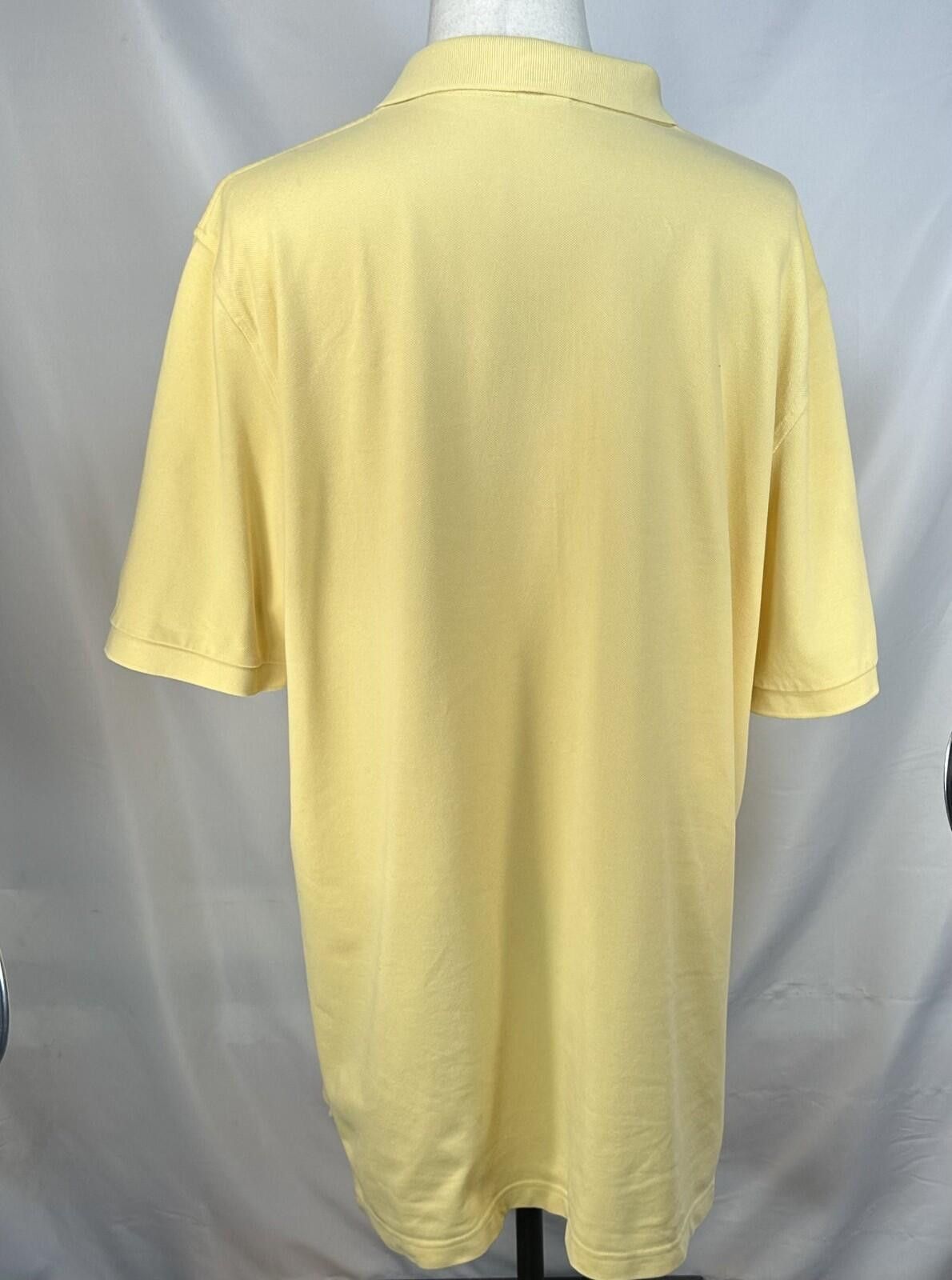 Brooks Brothers Brooks Brothers 1/4 Button 346 Polo Shirt Yellow Mens 2XL Size US XXL / EU 58 / 5 - 2 Thumbnail