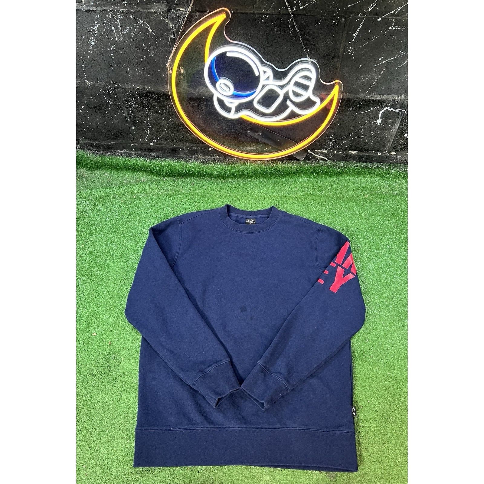 Oakley Oakley Crewneck Sweatshirt Mens Medium Blue Size US M / EU 48-50 / 2 - 1 Thumbnail