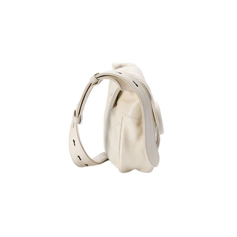 Gucci GUCCI Aphrodite Small White Leather Shoulder Bag N&A Size ONE SIZE - 3 Thumbnail